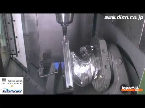 cnc machine helmet|CNC machine creates solid Aluminium Helmet.flv .